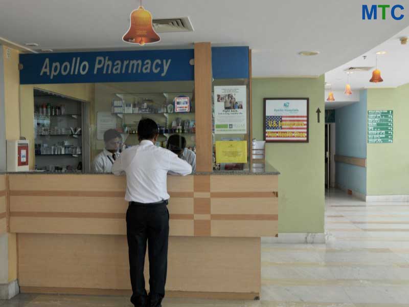 Pharmacy in Apollo Hospital Ahmedabad