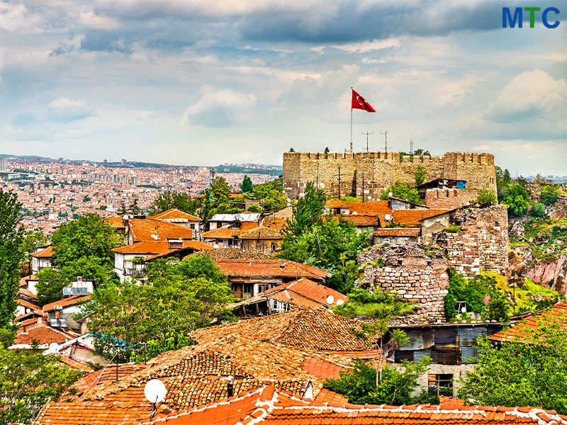 Ankara Castle in Ankara, Turkey