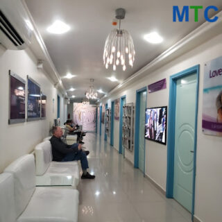 Los Algodones border dental clinic waiting area