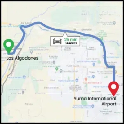 Yuma International Airport to Los Algodones