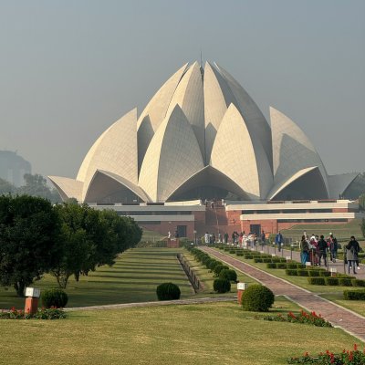 Image of Lotus Temple in Delhi, India