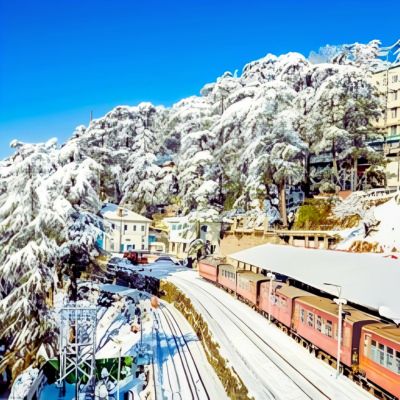 Snowy Winters in Shimla (near Chandigarh)