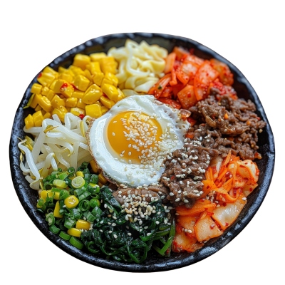 A bowl full of Bibimbap