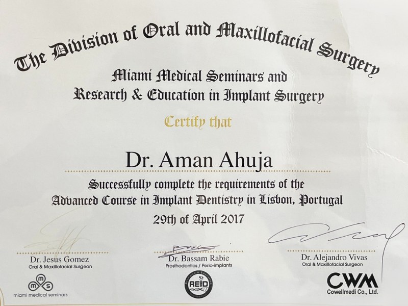 Implantology Certification