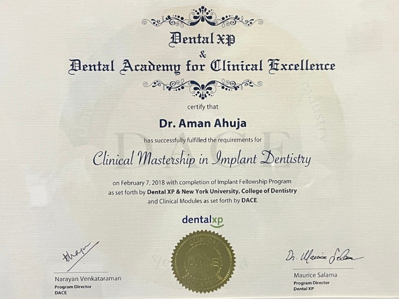 Clinical Mastership in Implant Dentistry