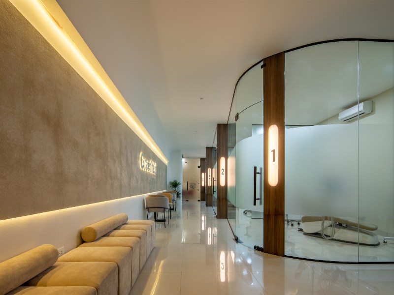 Clinic are and Lobby in Greenfield Dental, Hanoi, Vietnam