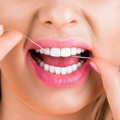 Floss daily for maintaining the oral hygiene