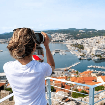 Tourist in Albania