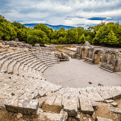 Ancient Theatre in Butrint National Archaeological Park