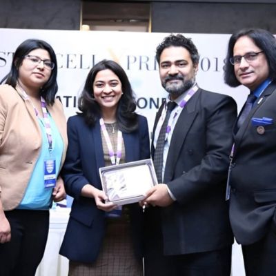 dr akansha honoured at a conference