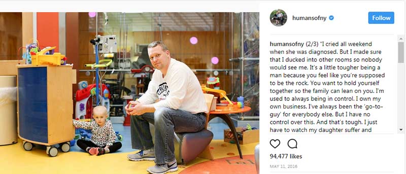 Crowdfunding Example - Humans of New York