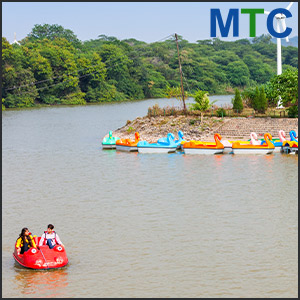 Sukhna Lake in Chandigarh, India