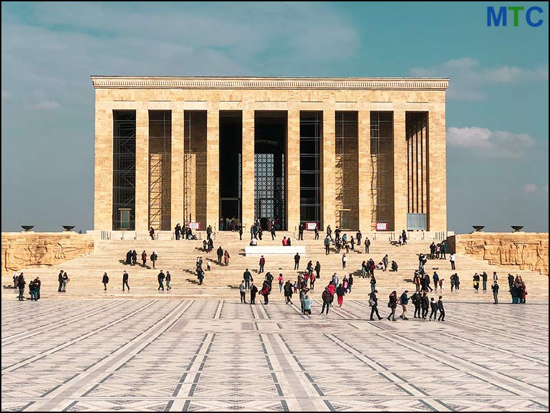 Anitkabir Mausoleum in Ankara, Turkey