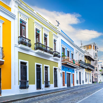 Edificios en el Viejo San Juan