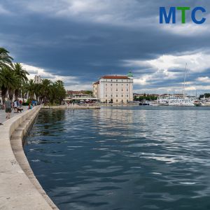 Riva Promenade in Split, Croatia