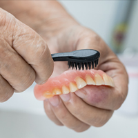 Clean Partial Dentures